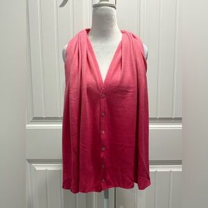 Pink Button-Up Scarf